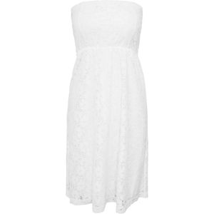 Urban Classics Dámske šaty so šnúrkami TB922 White White M