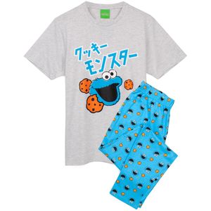 Sesame Street - Schlafanzug für Herren NS5786 (2XL) (Blau)