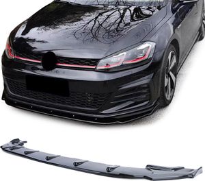 CUP Frontspoiler Lippe Schwarz Glanz für VW Golf 7 GTI 13-20