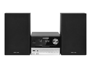 Grundig CMS 2000 BT CD-Kompaktanlage, 2 Lautsprecher, 15 Watt RMS, CD, MP3, USB, Bluetooth