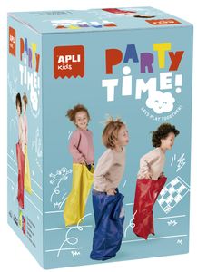 agipa APLI Kids Kinder Hüpfsäcke-Set PARTY TIME 4 Hüpfsäcke