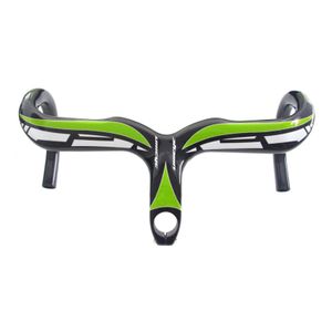 Rennradlenker Hohe Härte Ultraleichter Druckwiderstand Fixed Gear Bike Drop Bar gebogen für den Außenbereich-Grün,Größe:400mm