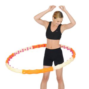 HEALTH HOOP® 1.8 Hula Hoop Reifen mit 96 Massagenoppen und Magnete 107cm steckbar
