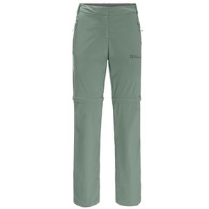 Jack Wolfskin Glastal Zip Off Pants W 1508151-4151, Hose, Damen, Grün, Größe: 40