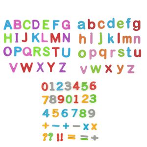 78tlg EVA magnetische Buchstaben und Zahlen Set für Kinder Lernspielzeug Vorschule Kühlschrank Magnete ABC abc 123