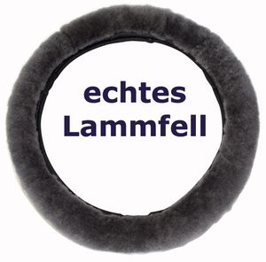 Lammfell-Lenkradbezug anthrazit