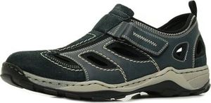 Rieker Herren Klett Halbschuh durchbrochen dunkelblau 42 Rieker Herren Klett Halbschuh durchbrochen dunkelblau 42