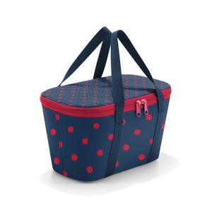 reisenthel coolerbag XS, Kühltasche, Picknicktasche, Thermotasche, Mixed Dots Red, 4 L, UF3075