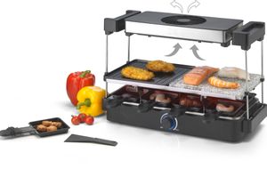 Trebs 15100 - Raclette mit Dunstabzug und Steinplatte