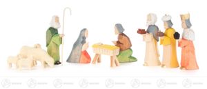 Detské postieľky a príslušenstvo Figúrky do postieľky vyrezávané farebné (11) šírka x výška x hĺbka 1,5 cm x 7 cm x 1,5 cm NOVINKA