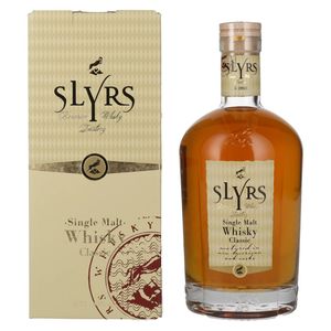 Slyrs Single Malt Whisky Classic in Geschenkpackung aus Deutschland | 43 % vol | 0,7 l