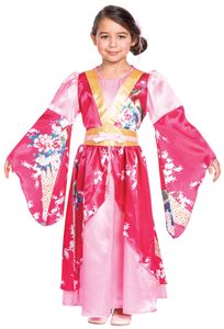 Asiatische Prinzessin Ge Kinder Kostüm Kleid Karneval Fasching 128