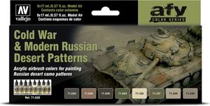 Vallejo Model Air AFV 71620 Modern Russian Desert Patterns Airbrush Farben