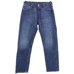 #4711 Levis, 501,  Herren Jeans Hose, Denim ohne Stretch, blue used, W 36 L 34