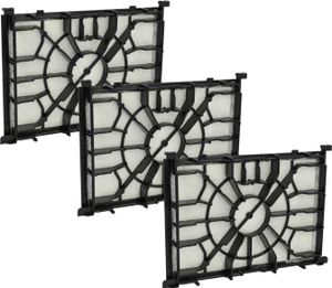 vhbw 3x Motorschutz-Filter kompatibel mit Siemens Q5.0, 577117, Q 8.0 Powersensor Parquet Specialist, Q 8.0 Extraklasse, Q 8.0, IQ700 Staubsauger