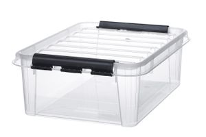Úložný box SmartStore CLASSIC 24 21 litrů barva: transparentní / černá
