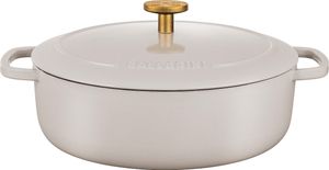 Ballarini Bellamonte Cocotte, 29 Cm  Elfenbein-Weiß  Oval  Gusseisen