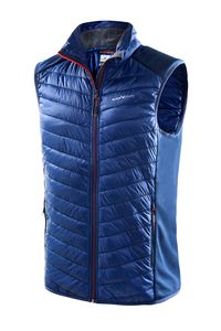 Black Crevice Pánská vesta bez rukávů, ultralehká hybridní vesta, termovesta, barva:modrá, velikost:L