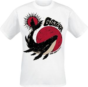 Gojira T-Shirt Herren Whale Sun Moon weiß Band-Merch, Bands 100% Baumwolle M