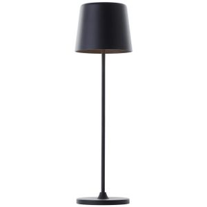 Brilliant Lampe Kaami LED vonkajšia stolová lampa 37cm čierna matná kov/bambus čierna 2 W LED integrovaná