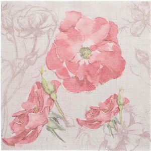 PAPSTAR Motiv-Servietten "ROYAL Collection Blossom" rosa 50 Stück