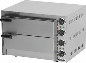 Bartscher Pizzaofen Mini 2, 2 Backkammern