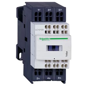 Schneider Electric Leistungsschütz LC1D 3p, +1S+1Ö, 7.5 kW, 18 A, 400 V AC3, Spule 24 V DC LC1D183BL