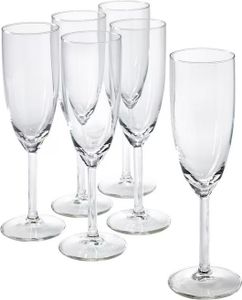 6-er Set SVALKA Sektglas, Klarglas, 21 cl