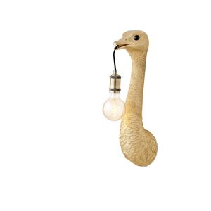 Light & Living - Wandleuchte Ostrich - Gold - 18x15,5x57,5cm