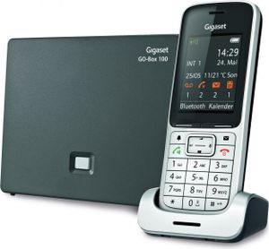 Gigaset SL450 A GO Strahlungsarmes Schnurlostelefon mit Anrufbeantworter, Farbdisplay, Rufnummernanzeige, Freisprechfunktion, Bluetooth, USB-Anschluss, DECT