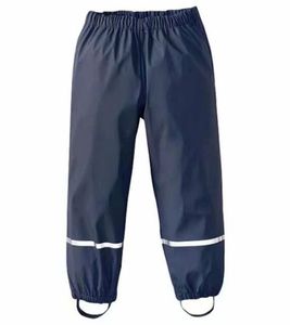 Kinder Regenhose wasserdichte Atmungsaktiv Buddelhose Matschhose für Mädchen Jungen-134/140