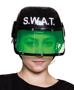 B01392 Kinder SWAT Helm schwarz