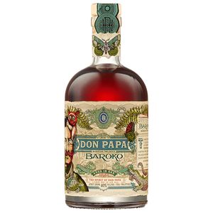 Don Papa Baroko Rum tmavé jemné ovocné chuti 40 obj.