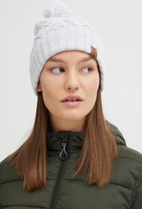 OXMO OXPom Damen Wintermütze Beanie Mütze aus 100% Baumwolle Grobstrick OXMO OXPom Damen Wintermütze Beanie Mütze aus 100% Baumwolle Grobstrick