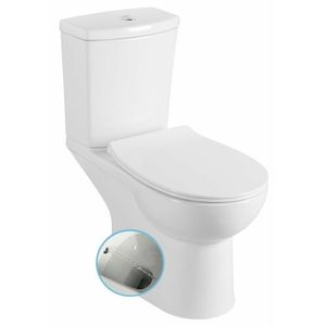 KAIRO Kombi-Dusch-WC, Abgang waagerecht, weiß
