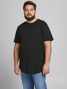 Basic T-Shirt Plus Size Rundhals Kurzarm Shirt Übergrößen JJENOA |