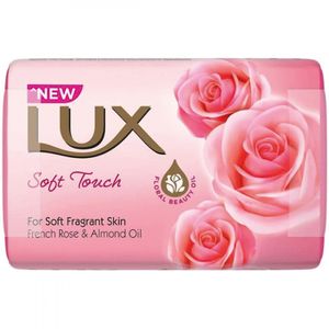 12 x Lux Soft Touch für sanft duftende Seifen mit französischem Rosen- und Mandelöl 80 g …