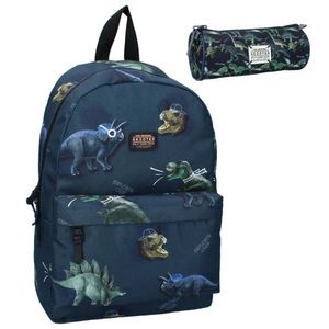 Dinosaurier Kinder Rucksack mit Federmäppchen Tasche Gr. 38x25x11 cm