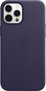 Kožené pouzdro Apple iPhone 12 Pro Max s MagSafe -  / barva:tmavě fialová
