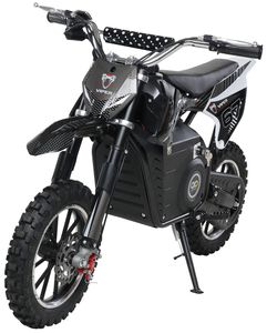 Kinder Elektro Crossbike Viper | 1000 Watt - Bis 25 km/h - Motorcrossbike - Pocketbike - Scheibenbremsen - Ab 5 Jahre (Schwarz)