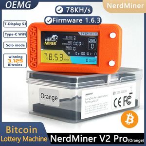 78KH/s T-Display S3 Bitcoin Lottery Miner BTC z niskim zużyciem energii - Połączenie WiFi i wydajność USB-C