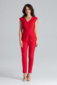 Lenitif Jumpsuit für Frauen Annandry K496 rot XL