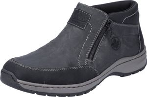 Rieker Herren Stiefeletten Warmfutter Reißverschluss Boots 03352, Größe:46 EU, Farbe:Grau
