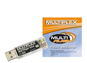 MULTIPLEX MULTIflight Stick + MULTIflight CD, PC, Simulation, Standard, 2000 MB, 512 MB, Intel Pentium 4/AMD Athlon 64, 1.6 GHz