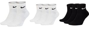 8 Paar Nike Socken Damen Herren - Farbe: weiß / weiß / schwarz - Größe: 46-50