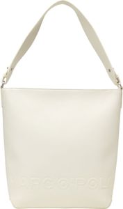 Marc O'Polo Schultertasche Umhängetasche Vanja Hobo Bag Natural Baumwolle creme