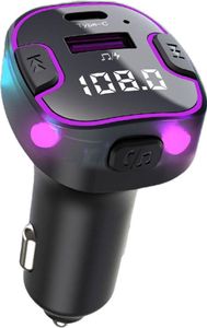 Zigarettenanzünder USB C Auto Ladegerät Bluetooth 5.3 FM Transmitter