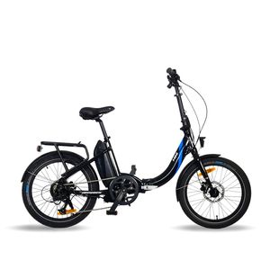 Urbanbiker Mini E-Bike Klapprad 20 Zoll, 36V 14Ah (504Wh) Akku, 250W Motor Faltrad Pedelec Schwarz