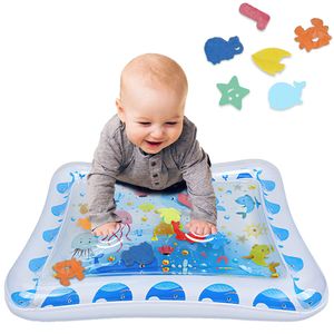 Wassermatte Baby, Baby Spielzeug 3 6 9 Monate, Wasserspielmatte BPA-frei für Kleinkinder