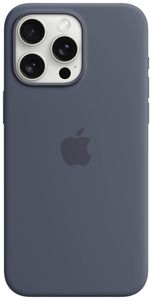 Apple iPhone 15 Pro Max Silikon Case mit MagSafe Sturmblau iPhone 15 Pro Max